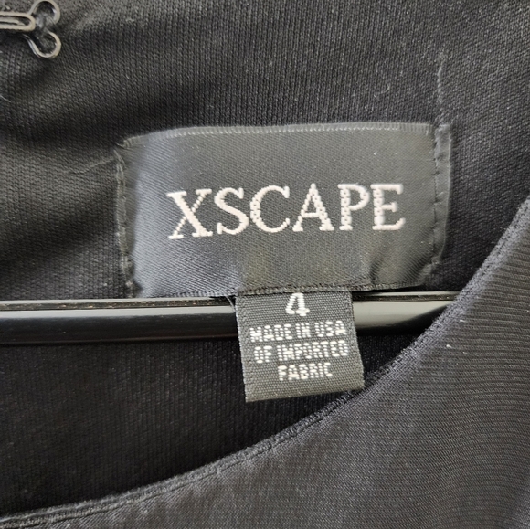 Xscape Black and Purple Floral  Dress - Picture 2 of 10